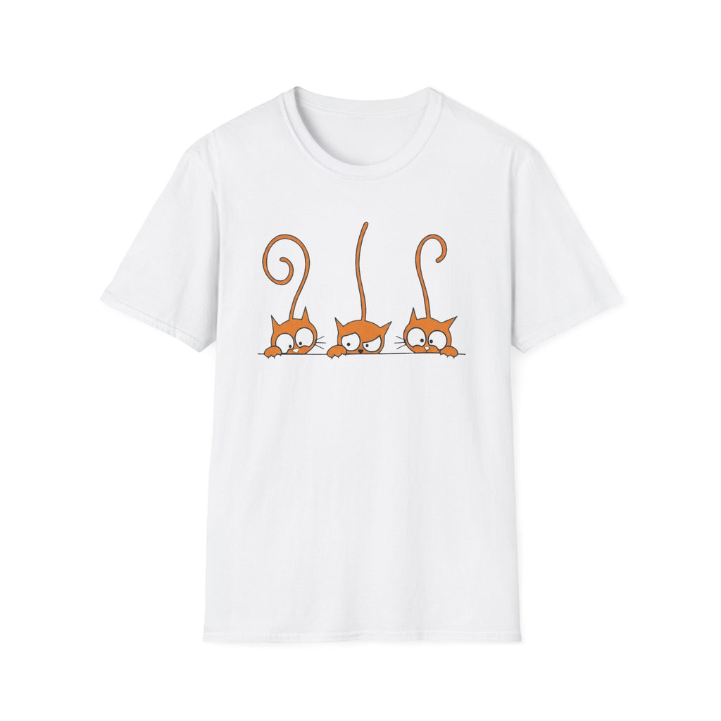 Peeking Orange Cats T-Shirt