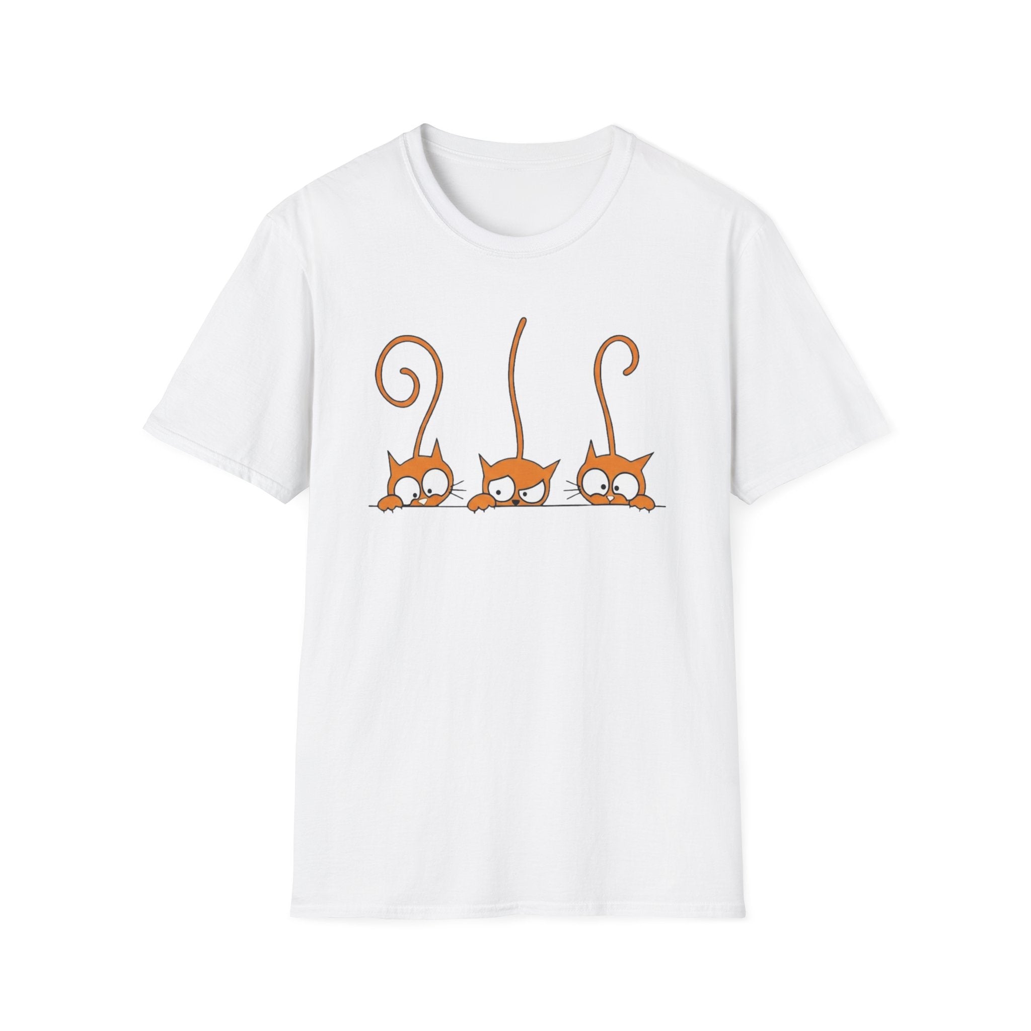 Peeking Orange Cats T-Shirt