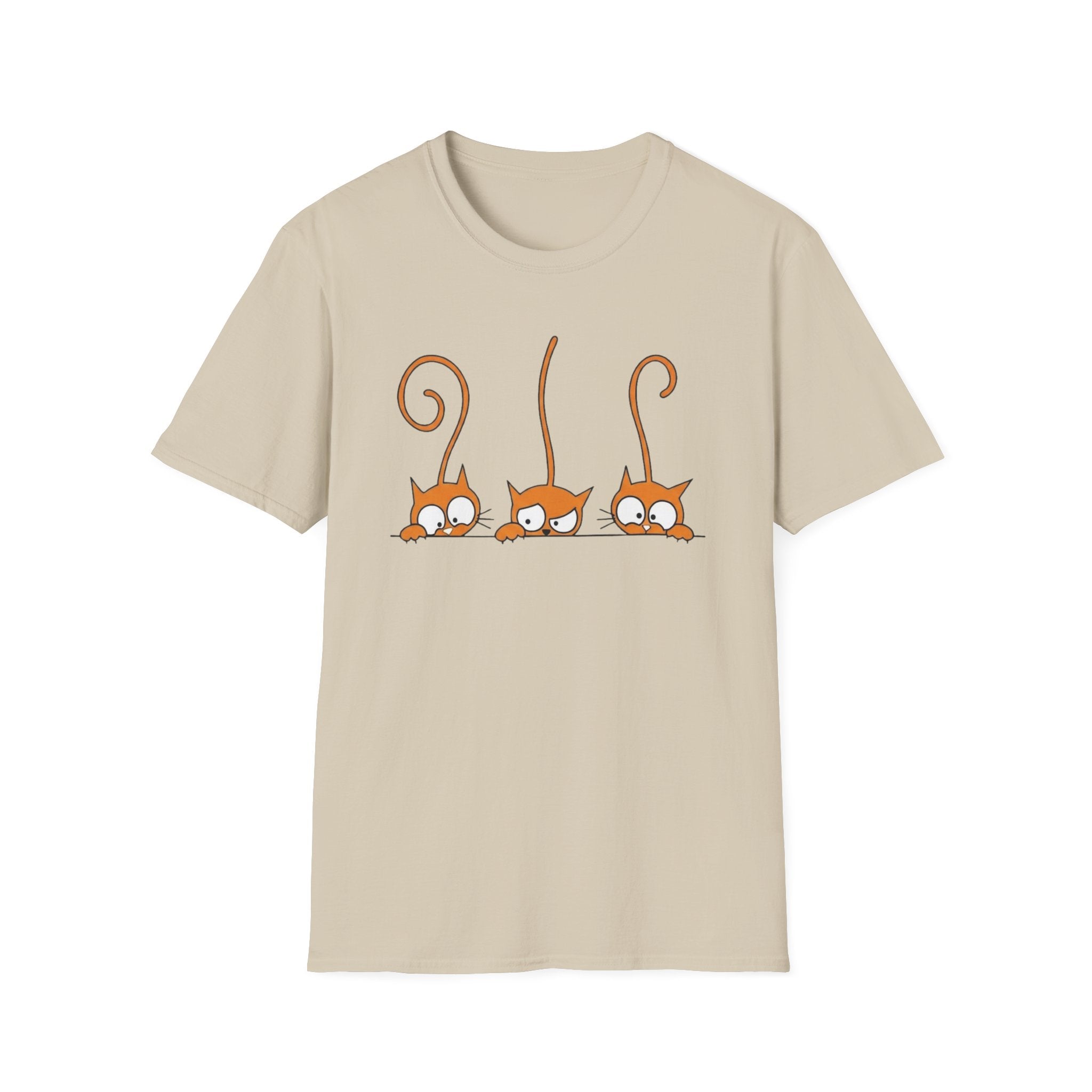 Peeking Orange Cats T-Shirt