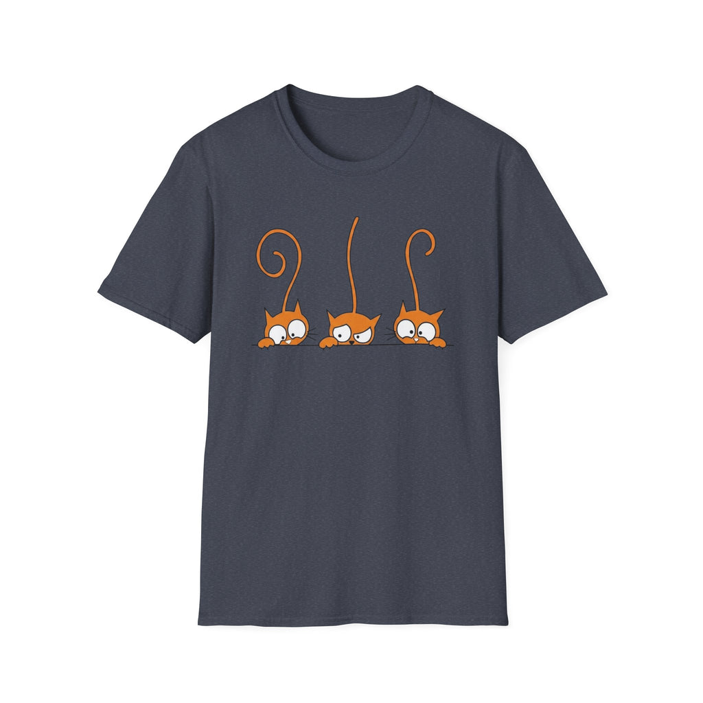 Peeking Orange Cats T-Shirt