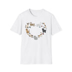 Life is Better with Cats Heart T-Shirt