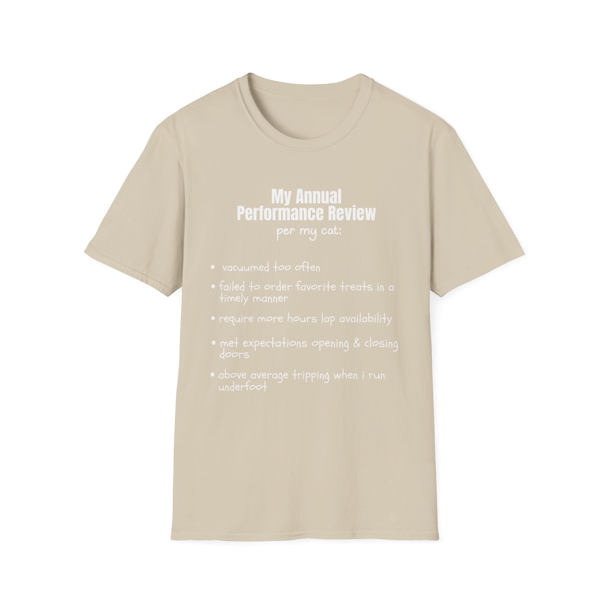 Annual Performance Review Per My Cat T-Shirt