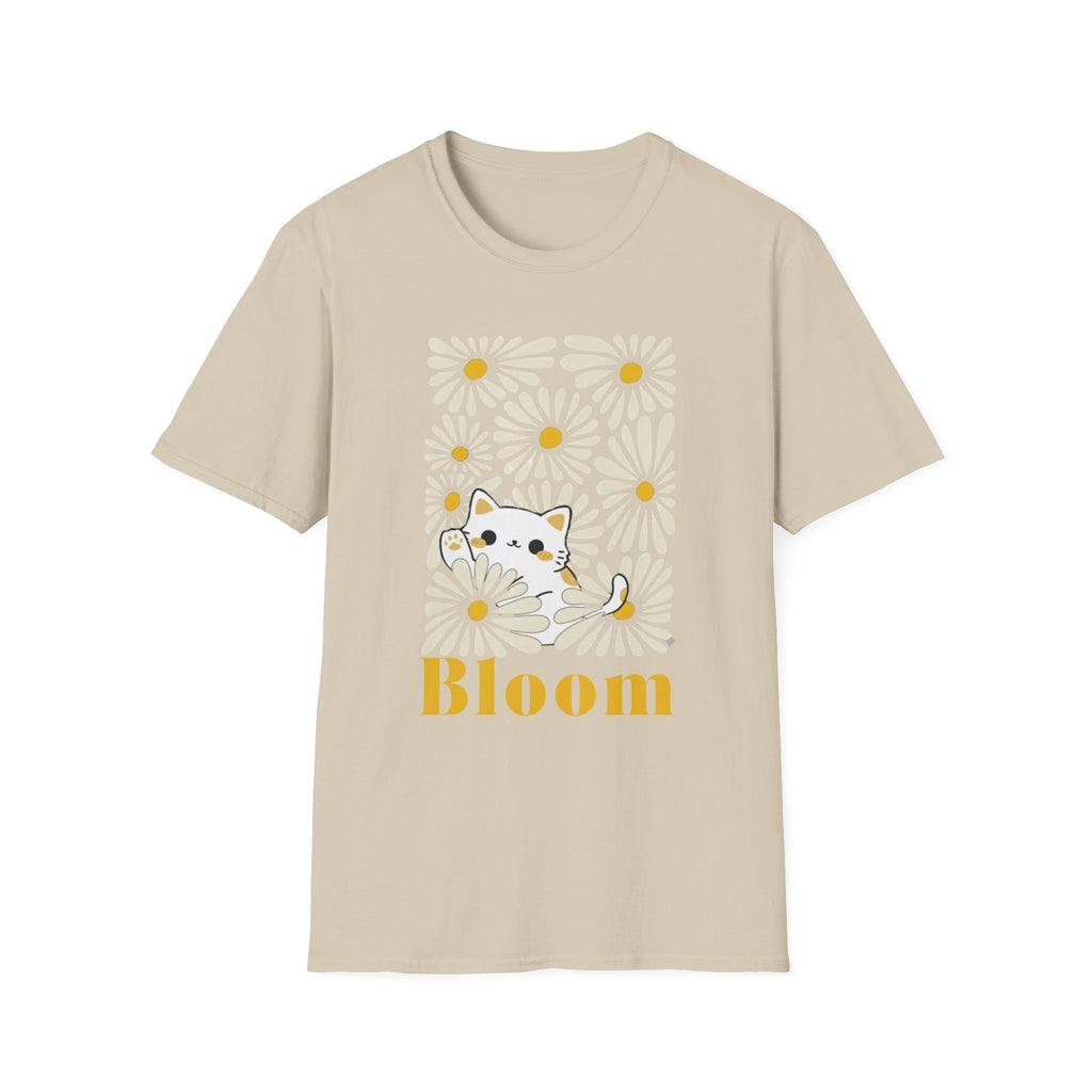 Bloom Cat and Flowers T-Shirt