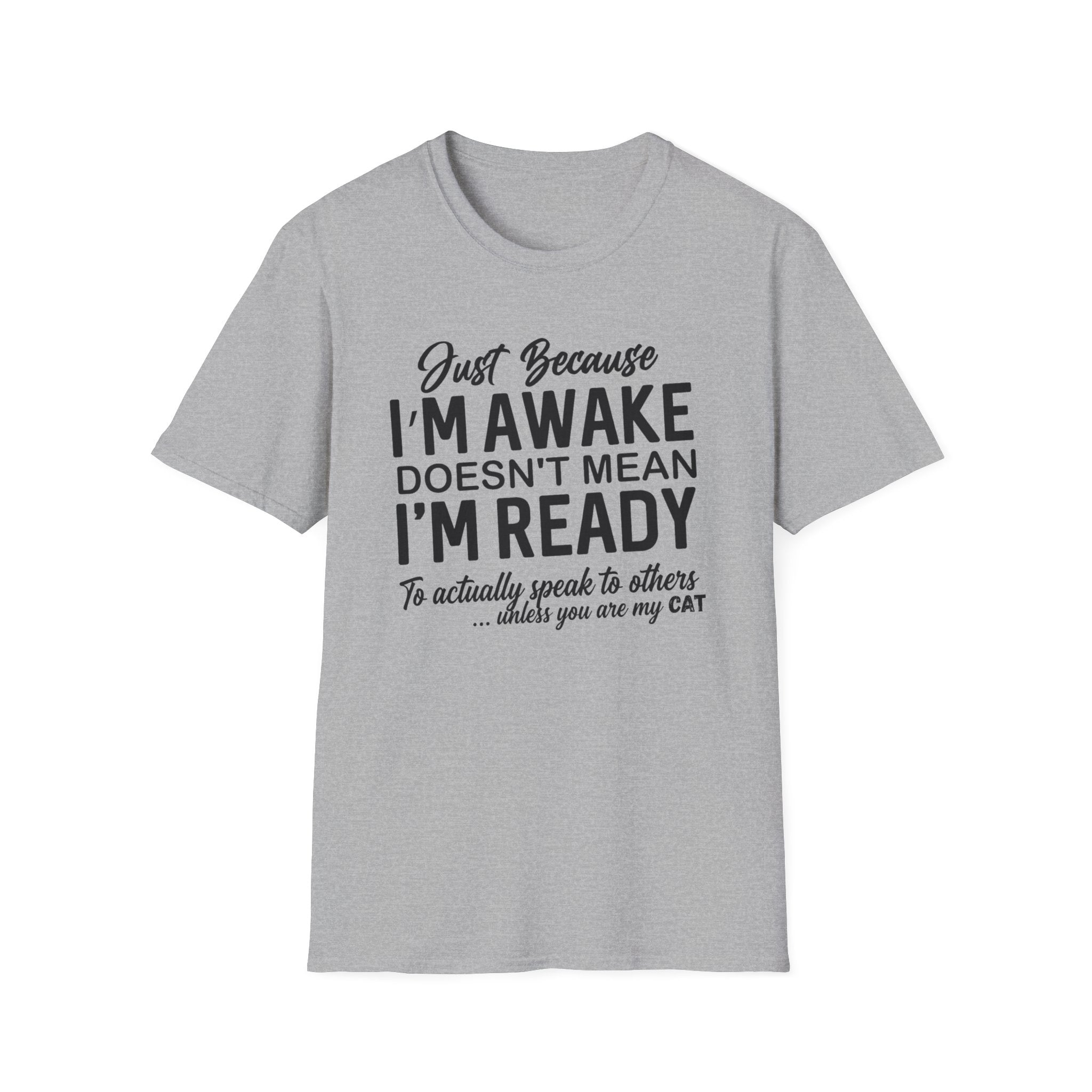 Not Ready to Speak to Others Cat T-Shirt
