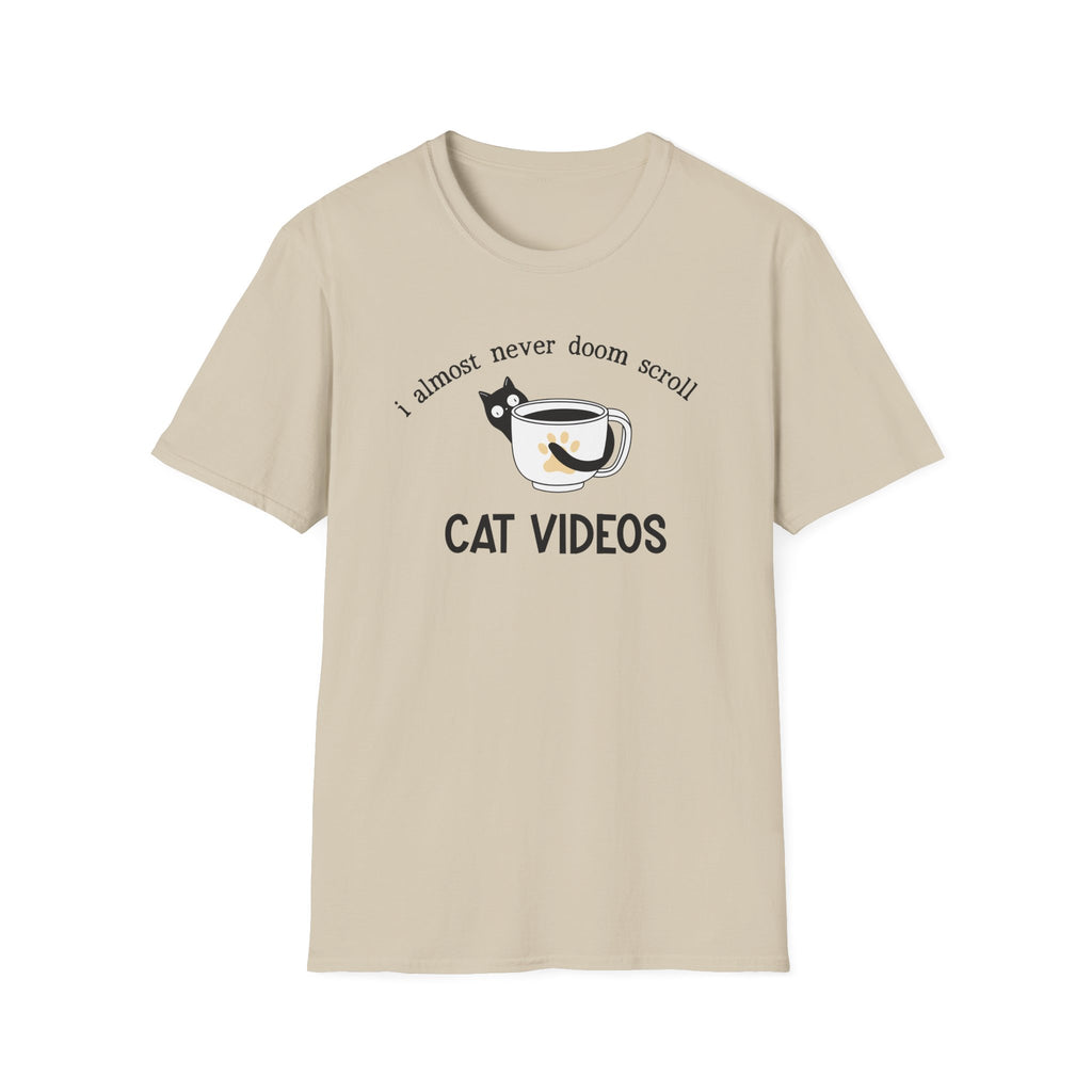 Doom Scroll Cat Videos T-Shirt