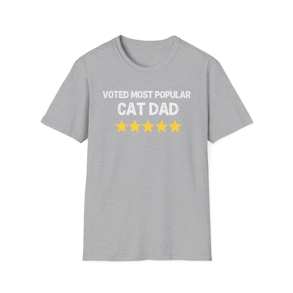 Voted Most Popular Cat Dad T-Shirt