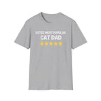 Voted Most Popular Cat Dad T-Shirt