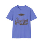 Surprised Kitty & UFO T-Shirt