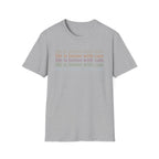 Life is Better with Cats text pattern T-Shirt