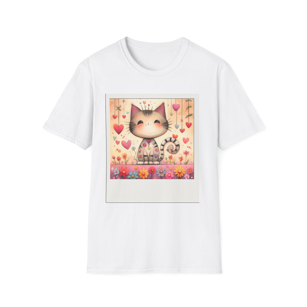 Smiling Cat Polaroid T-Shirt