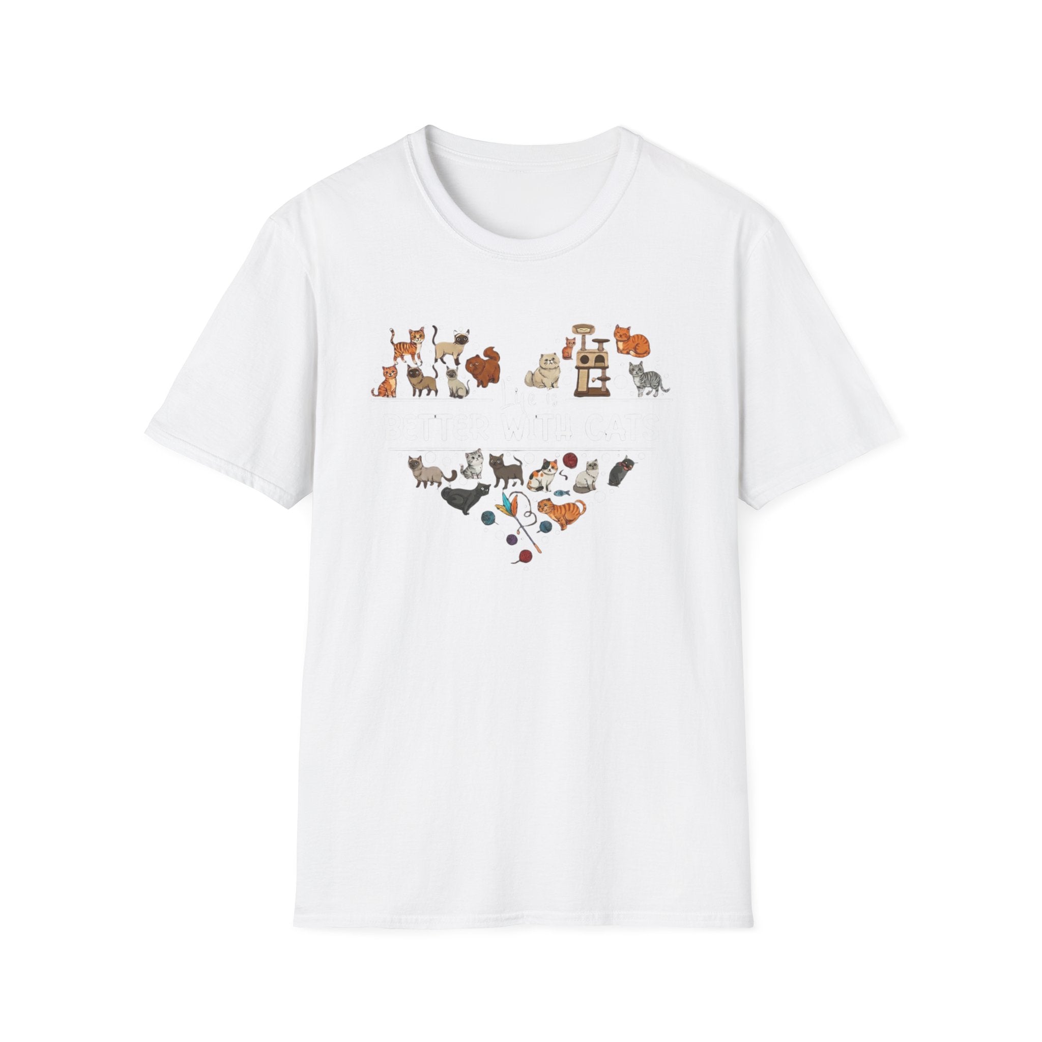 Cats Make Everything Better Collage T-Shirt
