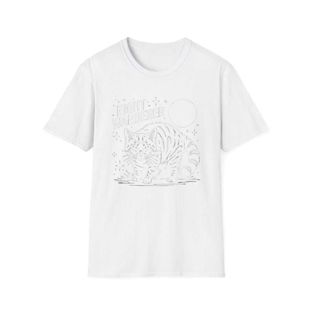Night Wanderer Cat T-Shirt