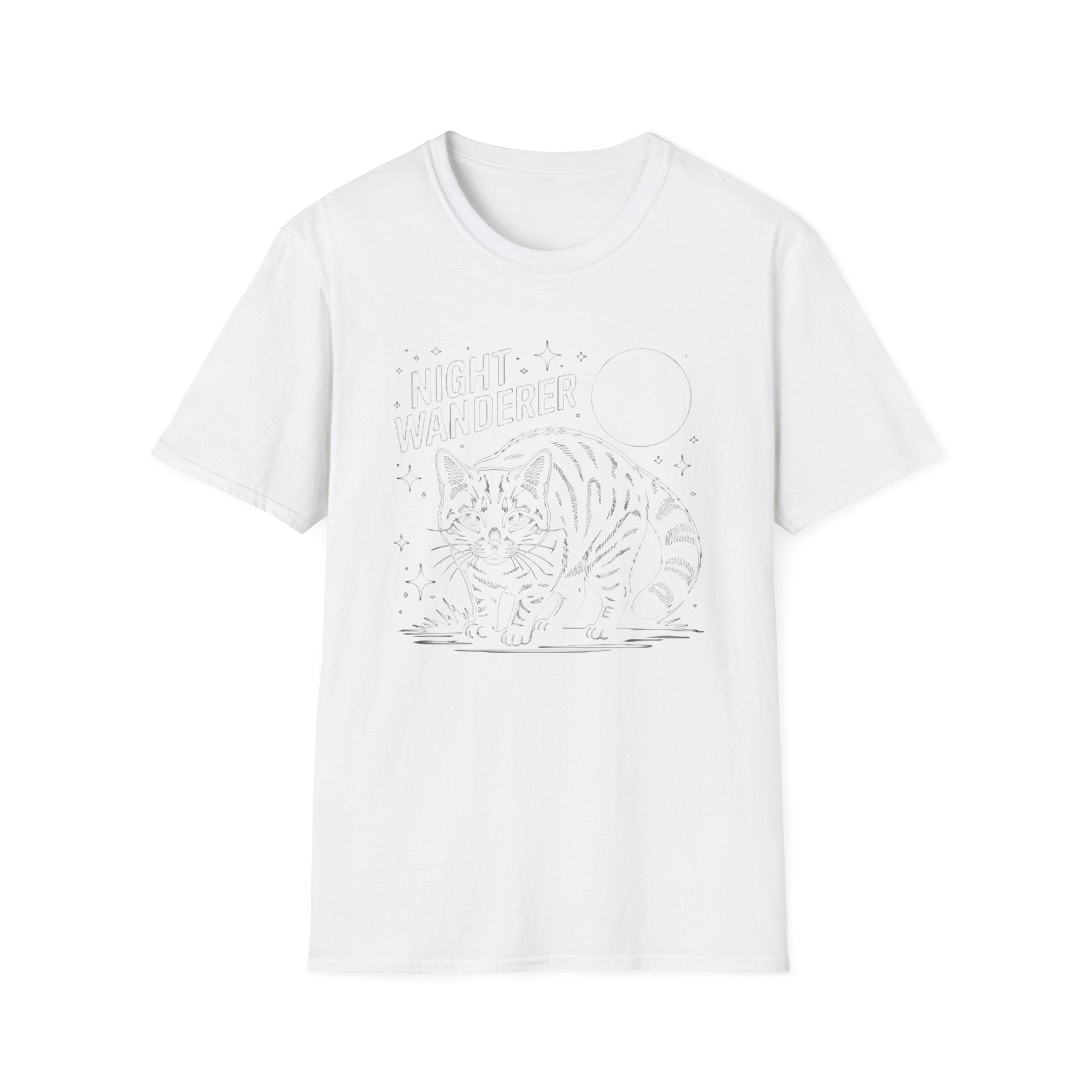 Night Wanderer Cat T-Shirt