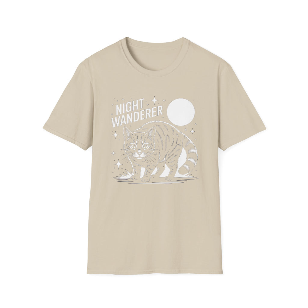 Night Wanderer Cat T-Shirt