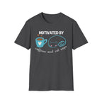 Motivated by Caffeine & Cat Naps T-Shirt