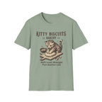 Kitty Biscuits Bakery Purr-duction Line Design T-Shirt
