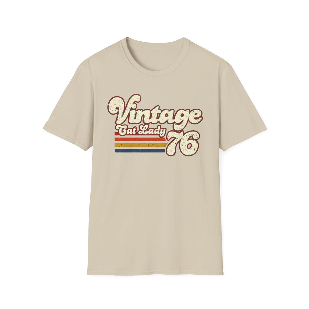 Vintage Cat Lady 76 T-Shirt