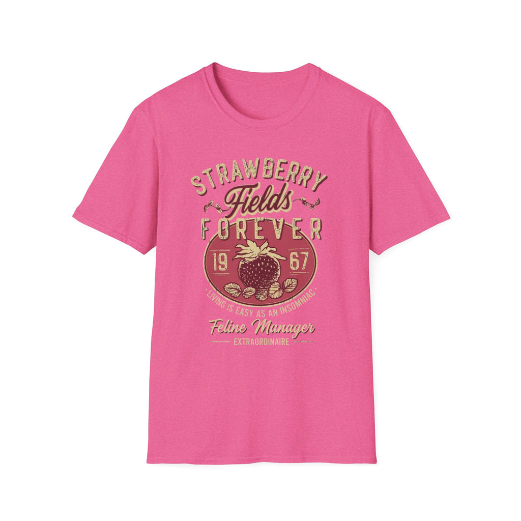 Strawberry Fields Feline Manager T-Shirt