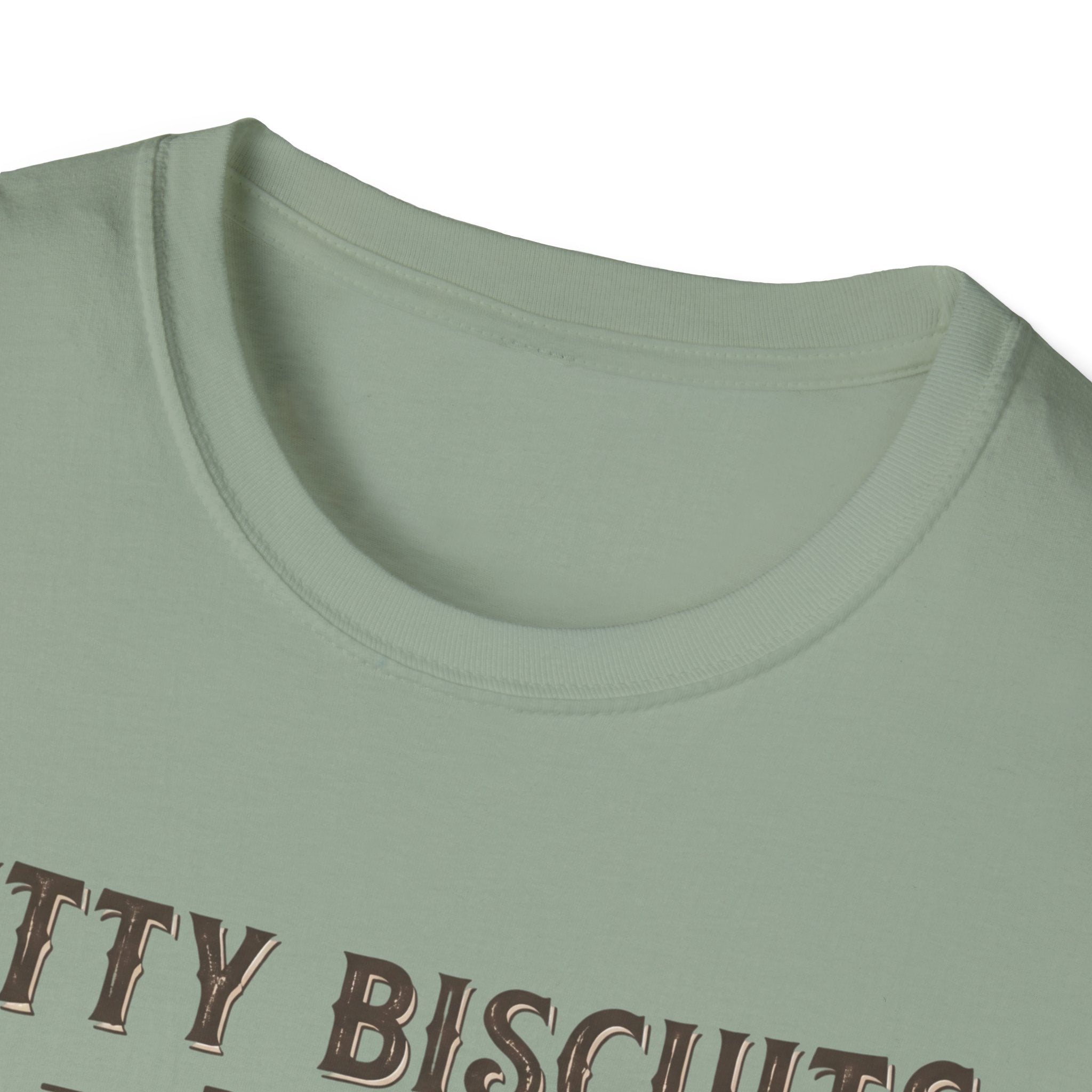 Kitty Biscuits Bakery Purr-duction Line Design T-Shirt