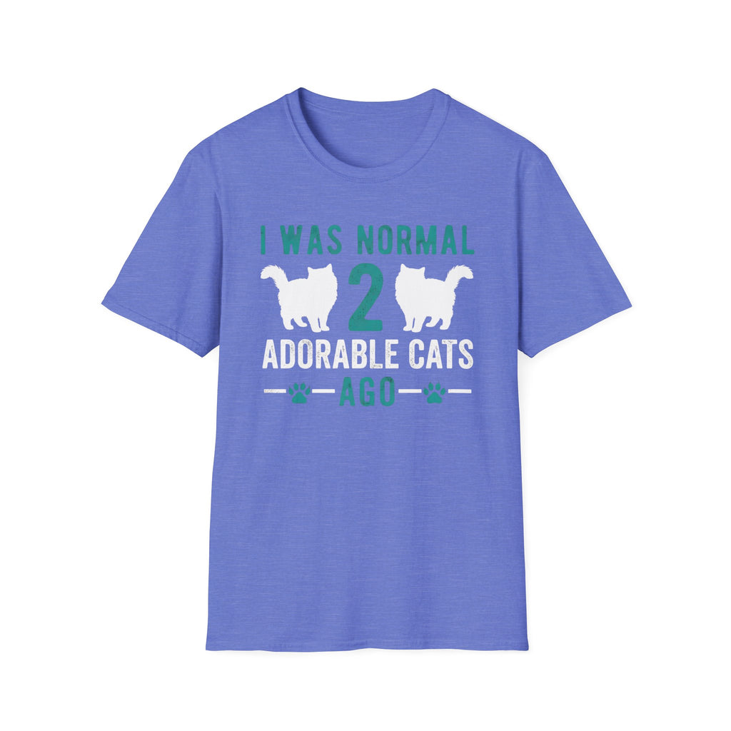 I Was Normal 2 Adorable Cats Ago T-Shirt
