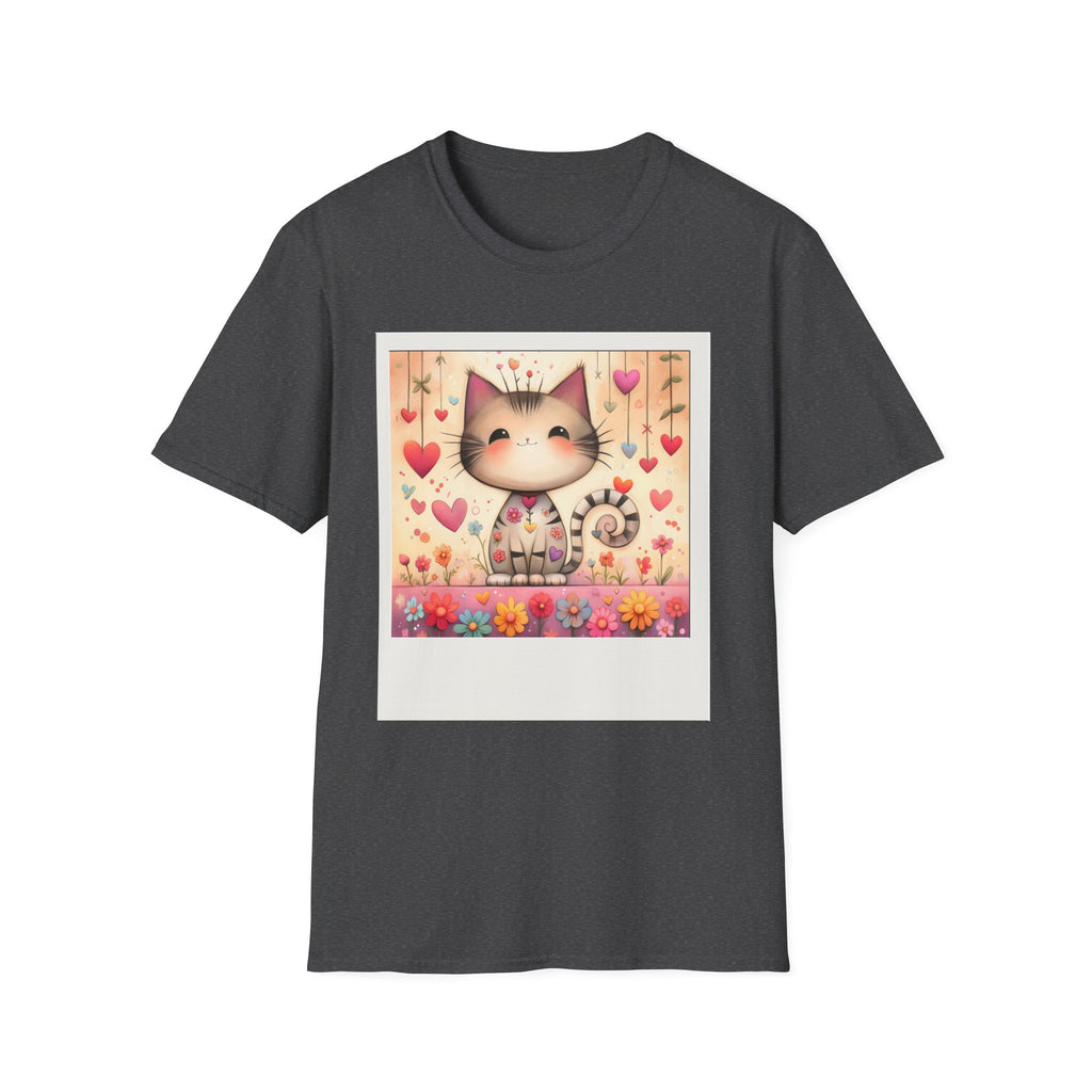 Smiling Cat Polaroid T-Shirt