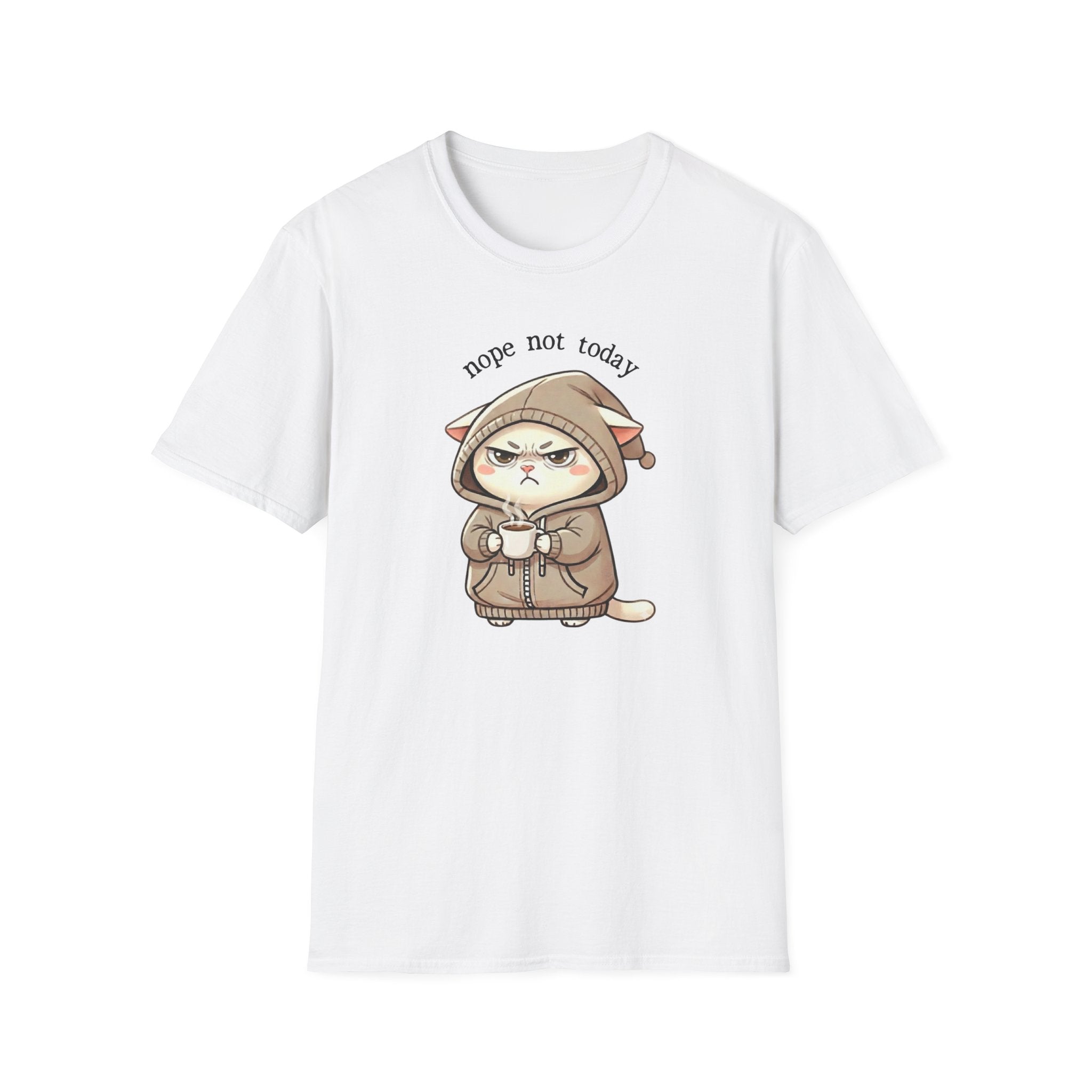 Nope Not Today Cat T-Shirt