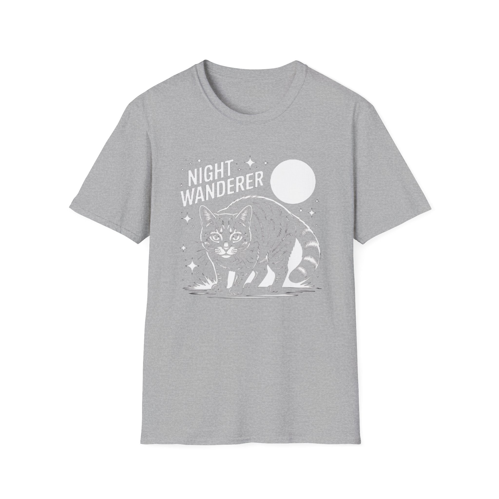 Night Wanderer Cat T-Shirt