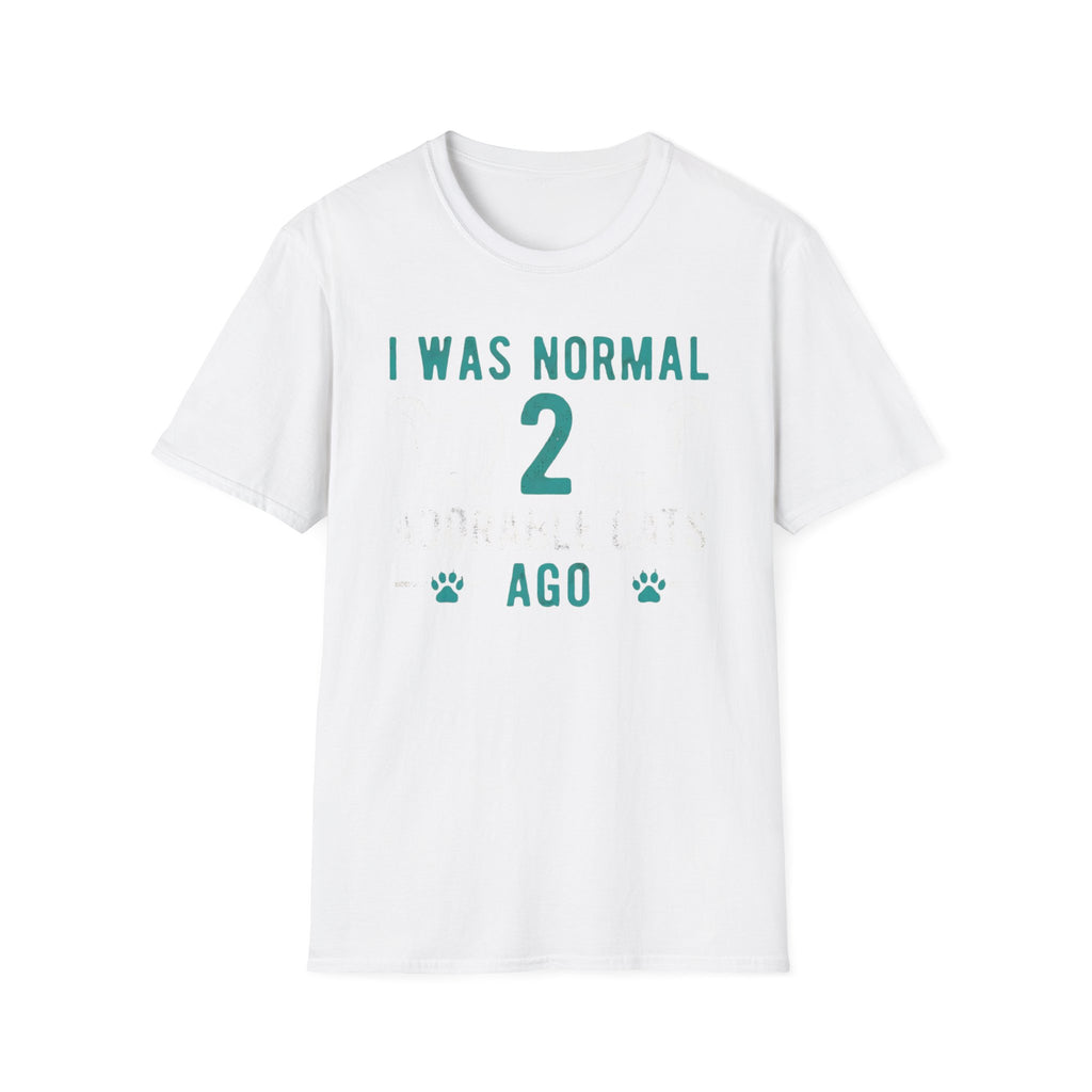I Was Normal 2 Adorable Cats Ago T-Shirt