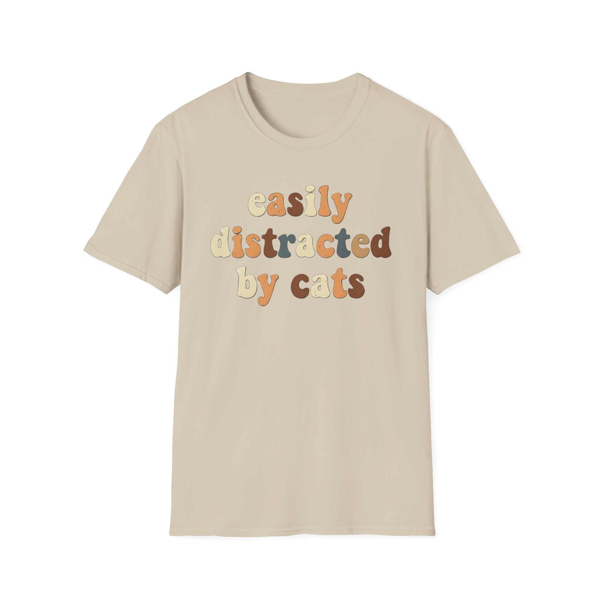 Easily Distracted by Cats T-Shirt