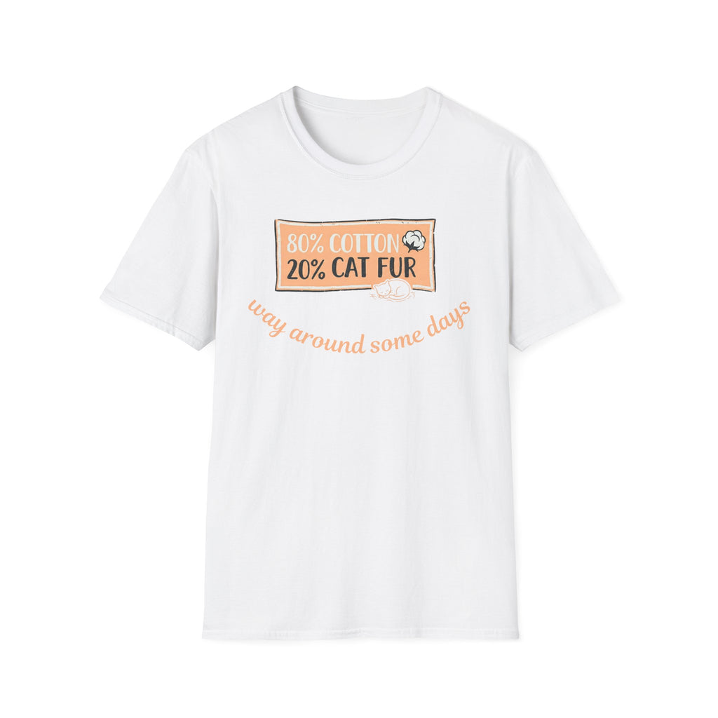 80% Cotton 20% Cat Fur T-Shirt