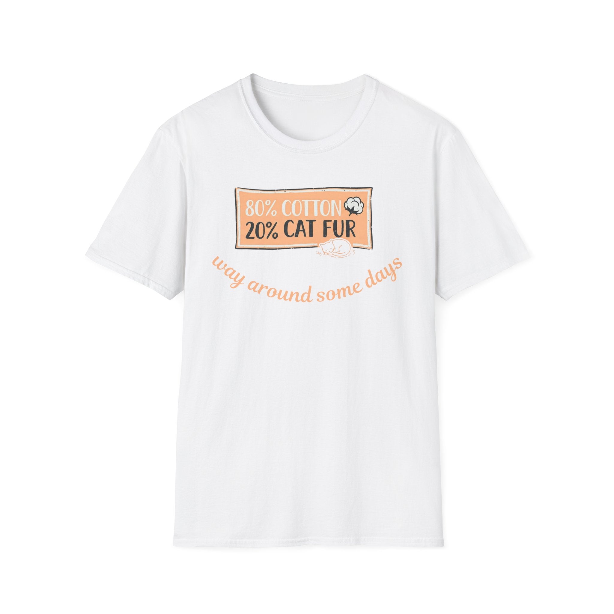 80% Cotton 20% Cat Fur T-Shirt