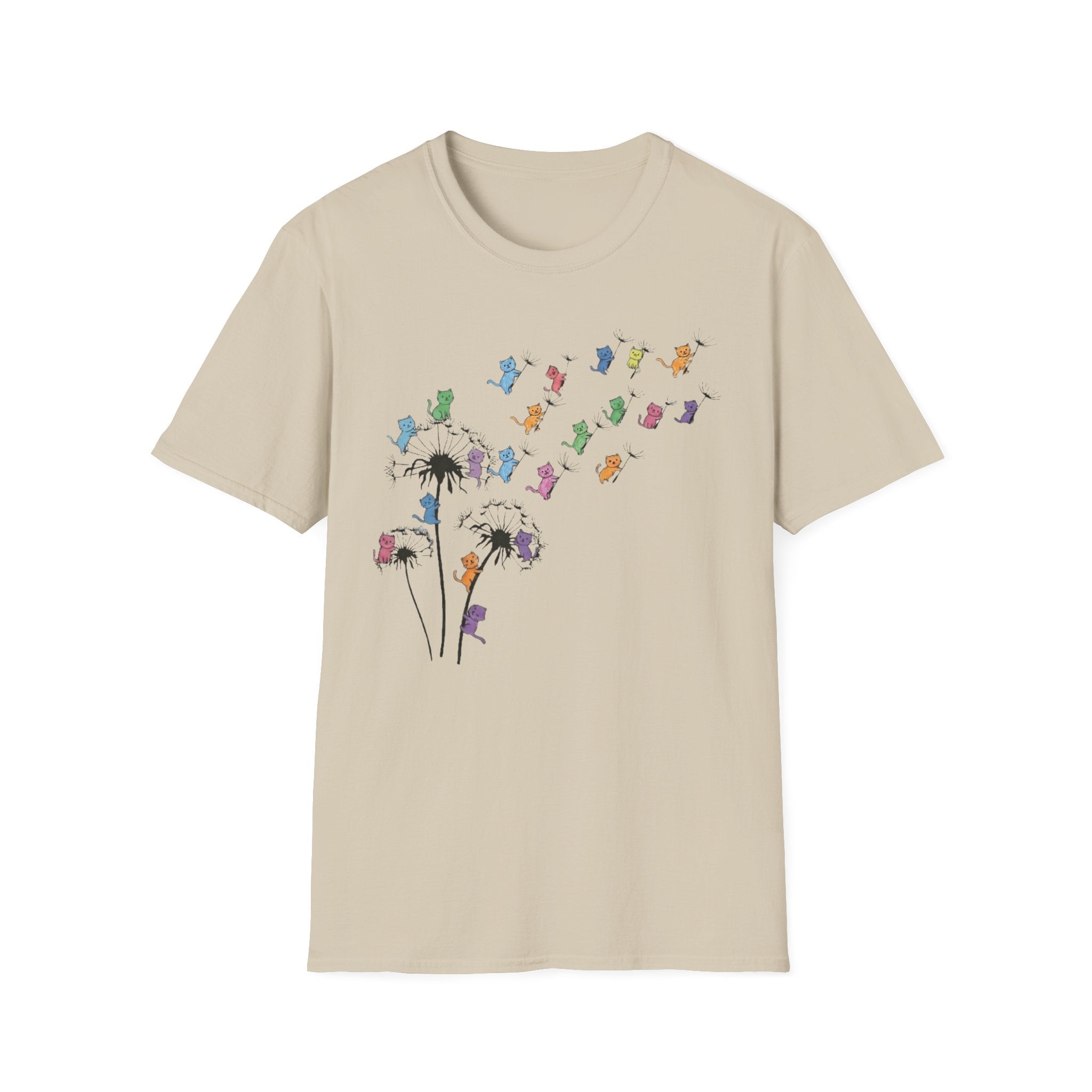 Cats on Dandelion T-Shirt