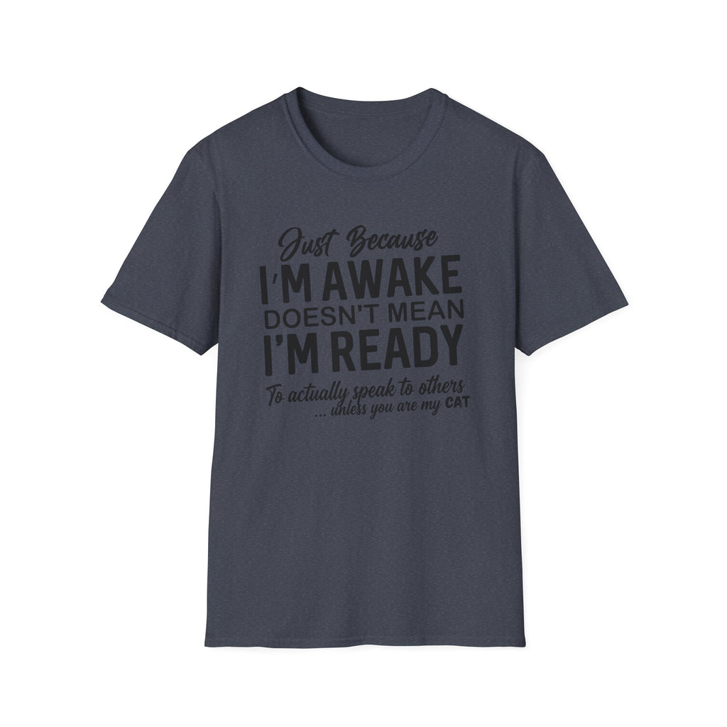 Not Ready to Speak to Others Cat T-Shirt