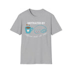 Motivated by Caffeine & Cat Naps T-Shirt