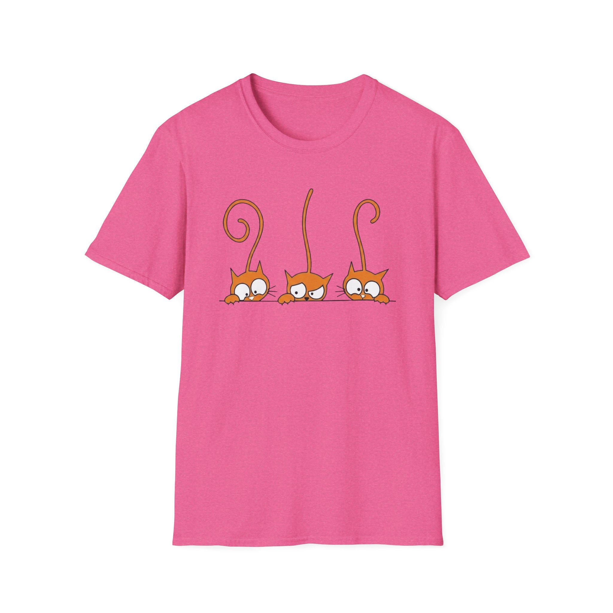 Peeking Orange Cats T-Shirt
